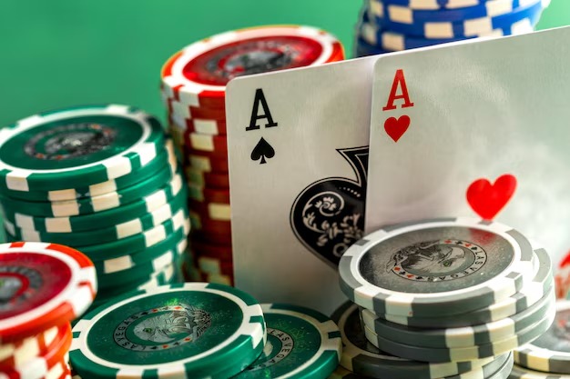 eu9 mobile interface showing Gaple Online table selection and betting layout